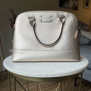 Kate Spade outlet gold satchel/crossbody bag